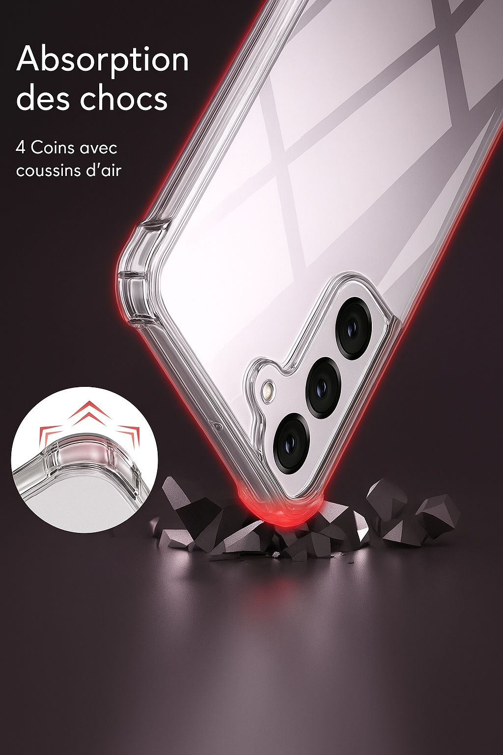 Coque Samsung Hybride Antichoc – Transparence Ultra & Protection Maximale